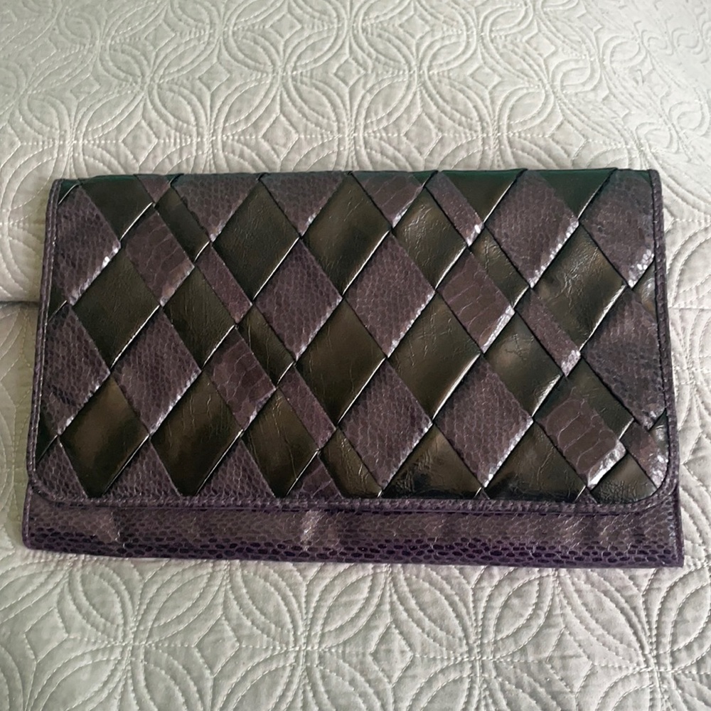 Forever 21 Clutch black and purple